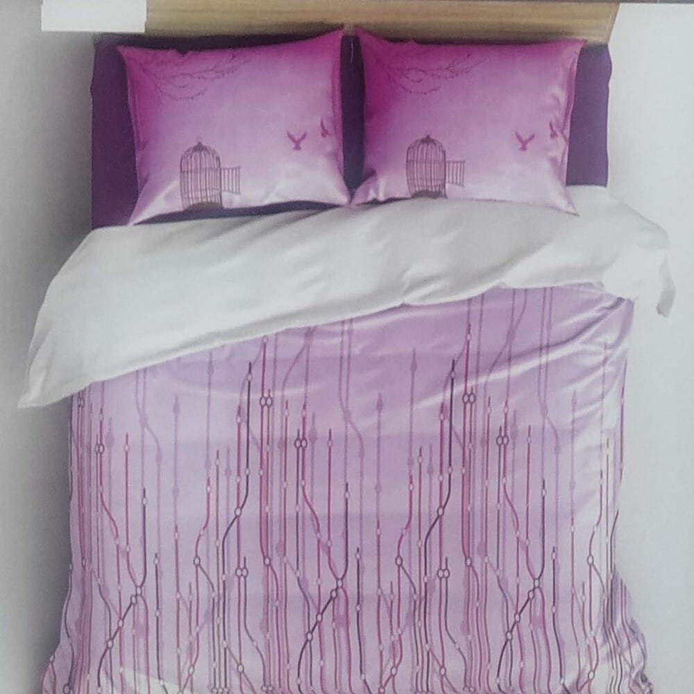 Pink Serenity Single Bedsheet Set